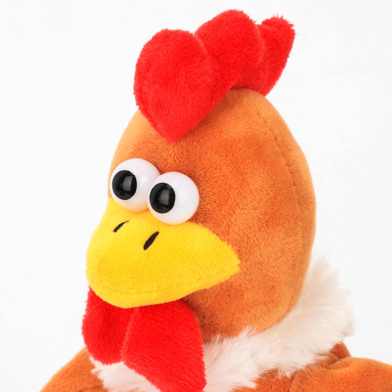 Hopearl Talking Chicken Repeats What You Say Walking Chick Electric Interactive Animated Toy Speaking Plush Buddy Gifts for Toddlers Thanksgiving Day, 9''